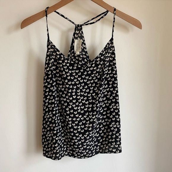 Anthropologie Silk Hearts Tank - Picture 8 of 10